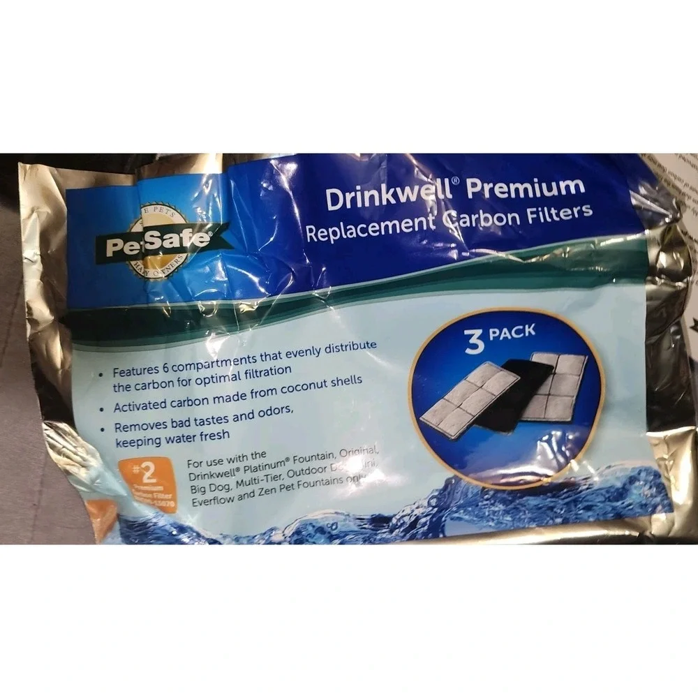 PetSafe Drinkwell PAC00-16150 10 PK Premium Charcoal Carbon Replacement Filters